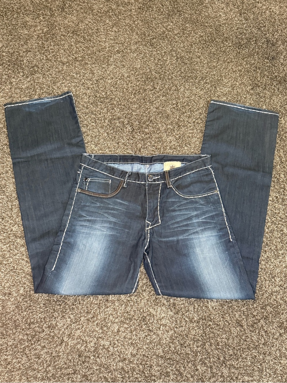 Monarchy Jeans Mens Size 33 Dark Wash